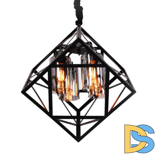 Подвесная люстра Lumina Deco Brutte LDP 11339-4 BK