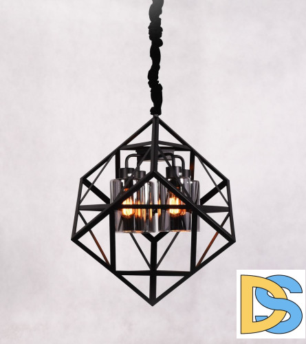 Подвесная люстра Lumina Deco Brutte LDP 11339-4 BK