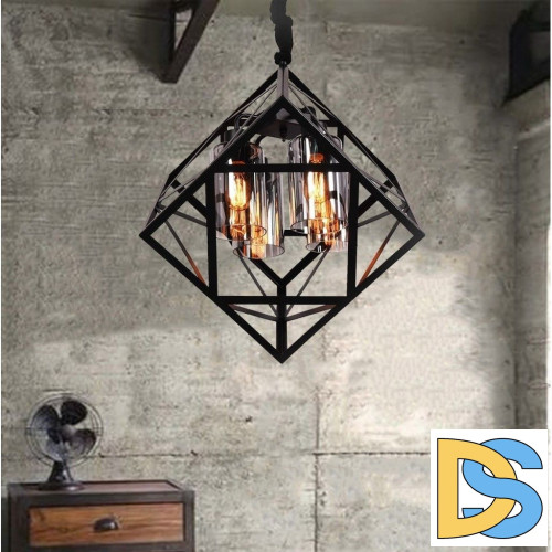 Подвесная люстра Lumina Deco Brutte LDP 11339-4 BK