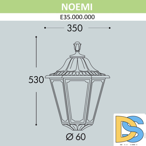 Уличный светильник Fumagalli Noemi E35.000.000.WXH27
