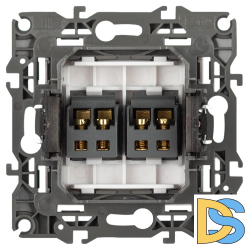 Розетка аудио двойная Эра 12-3112-16 Б0065674