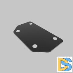 Комплект торцевых заглушек (2 шт.) IMEX Ut25 IL.0007.7203-BK