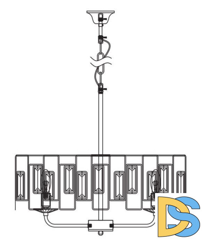 Подвесная люстра Rivoli Waltraud 1028-206 Б0052465