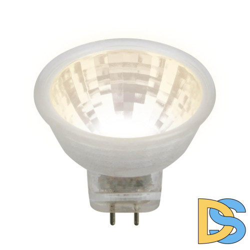 Лампа светодиодная (UL-00001700) Uniel GU4 3W 3000K прозрачная LED-MR11-3W/WW/GU4 GLZ21TR