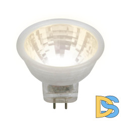 Лампа светодиодная (UL-00001700) Uniel GU4 3W 3000K прозрачная LED-MR11-3W/WW/GU4 GLZ21TR