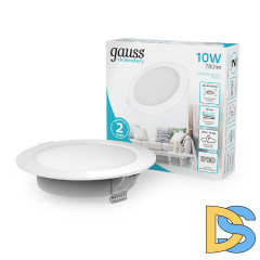 Встраиваемый светильник Gauss Elementary Downlight 997420209