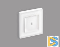 Комплект механизма 1-кл выключателя с подсветкой Ambrella Volt Alfa MA122020
