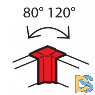 Угол внутренний изменяемый 160x50мм Legrand METRA 638091