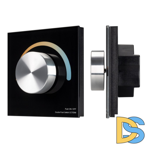 Панель Arlight Smart-P2-Mix-G-IN Black (3V, Rotary, 2.4G) 033755