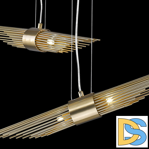 Подвесной светильник Delight Collection 68069 P68069-2 antique brass