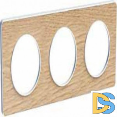 Рамка 3-ая (тройная), Дерево Ольха, серия Odace, Schneider Electric