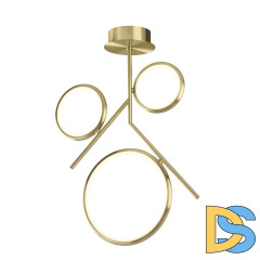 Подвесная светодиодная люстра Mantra Olimpia Oro 6581