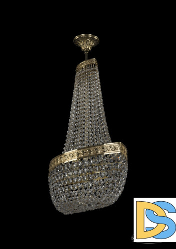 Люстра на штанге Bohemia Ivele Crystal 19283/H2/60IV G