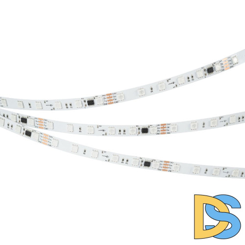 Светодиодная лента Arlight SPI-B60-10mm 24V RGB-PX6-BPT (12 W/m, IP20, 5060, 5m) 039180