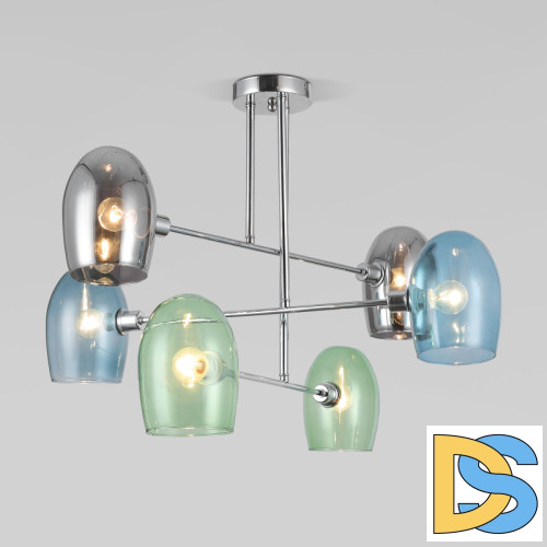 Люстра на штанге Eurosvet Gardie 70141/6 хром