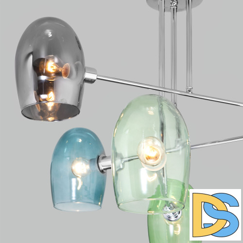 Люстра на штанге Eurosvet Gardie 70141/6 хром