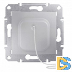 Выключатель кнопочный со шнурком (звонок), Алюминий, серия Sedna, Schneider Electric