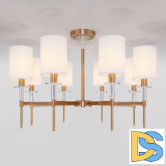 Люстра на штанге Eurosvet Brielle 60132/8 латунь