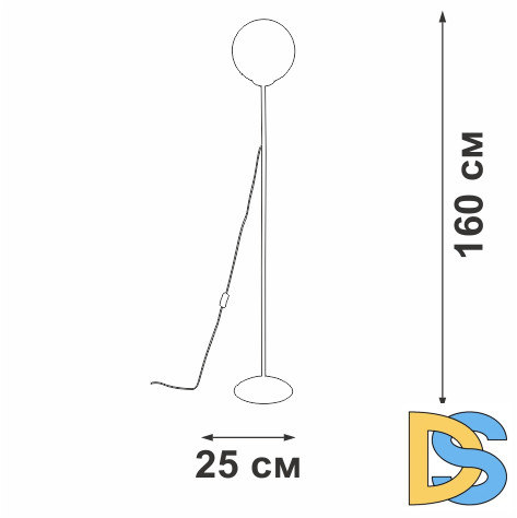 Торшер Vitaluce V2842-0/1P