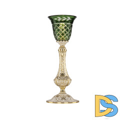 Настольная лампа Bohemia Ivele Crystal Florence 71100L/15 GW P2 Clear-Green/H-1J