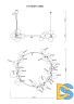 Подвесная люстра Arte Lamp Vincent A7790SP-24BK