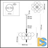 Люстра на штанге Odeon Light Palle 5405/12