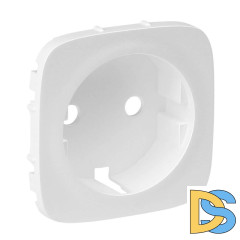 Лицевая панель Legrand Valena Allure розетки с/з белая 755205