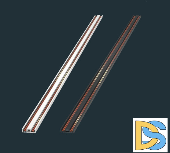 Ультратонкий накладной магнитный шинопровод iLedex Vision 4825-25/7-3000-BK