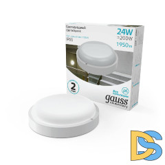 Настенно-потолочный светодиодный светильник Gauss Elementary 126411224