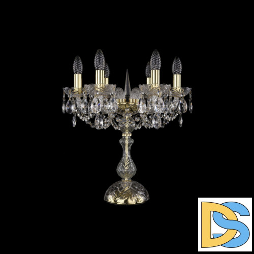 Настольная лампа Bohemia Ivele Crystal 1402L/6/141-47 G