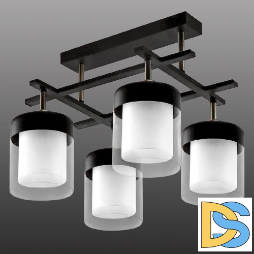 Потолочная люстра IMEX MD.06593-4-S-BK+AB