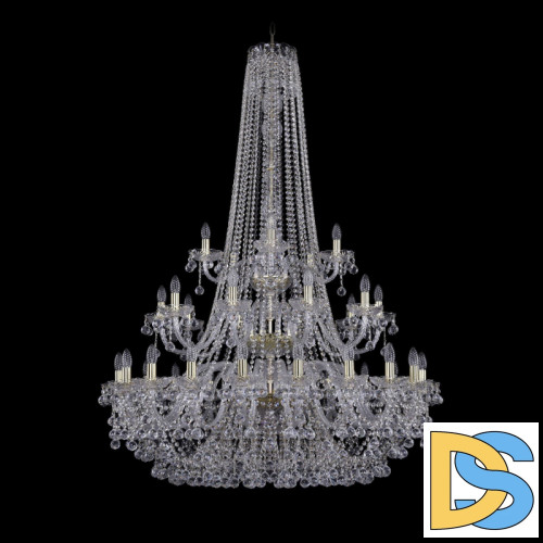 Подвесная люстра Bohemia Ivele Crystal 1409/20+10+5/400/h-160/3d G