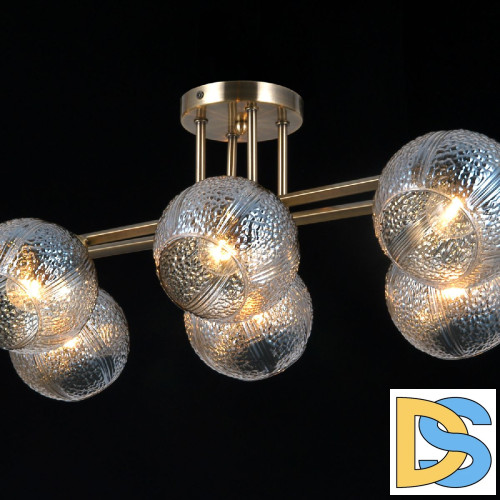 Потолочная люстра Illumico IL0702-8CSQ-24 AB ARIES