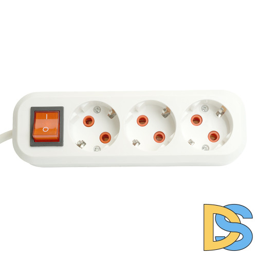 Удлинитель трехместный Stekker Home 49356