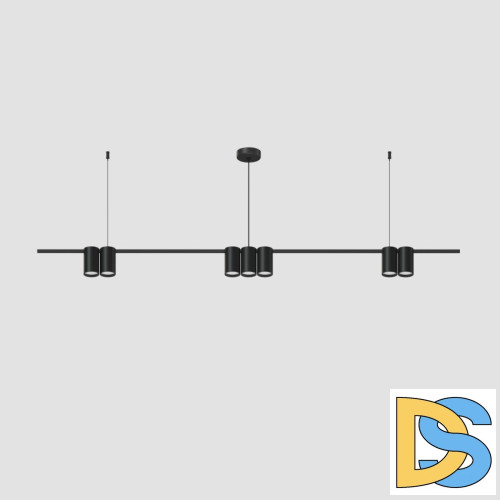 Подвесной светильник Denkirs Orbit DK4063-BK