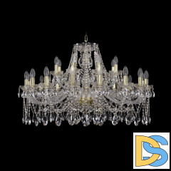 Подвесная люстра Bohemia Ivele Crystal 1413/16+8/360 G