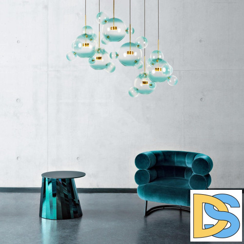 Подвесной светильник Loft IT Bolle 2027-P6 Blue