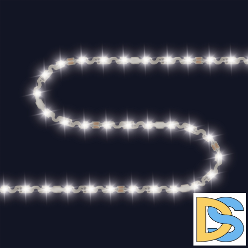 Светодиодная лента Apeyron 24В 8Вт/м smd2835 60д/м IP20 700Лм/м 5м 4000К 00-350