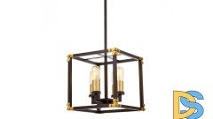 Подвесная люстра Lumina Deco Waldorf LDP 1140-4 BK+MD