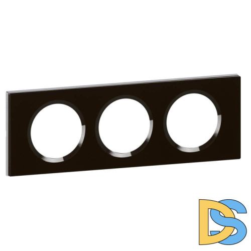 Рамка 3-постовая Legrand Celiane смальта графит 069303