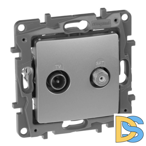 Розетка TV-SAT Legrand Etika алюминий 672457