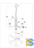 Подвесная люстра Arte Lamp Matar A4027LM-6PB