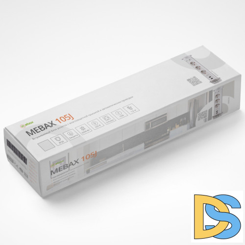 Блок розеток 105J (3 секции и 2 USB) Mebax 00-00000823