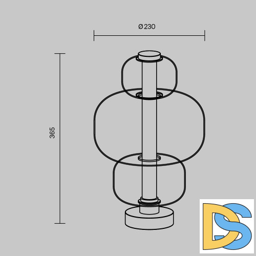 Настольная лампа Maytoni Atmos MOD364TL-L15W3K