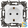 Розетка 2P+E Schuko Эра Elegance 14-2101-01М Б0065800