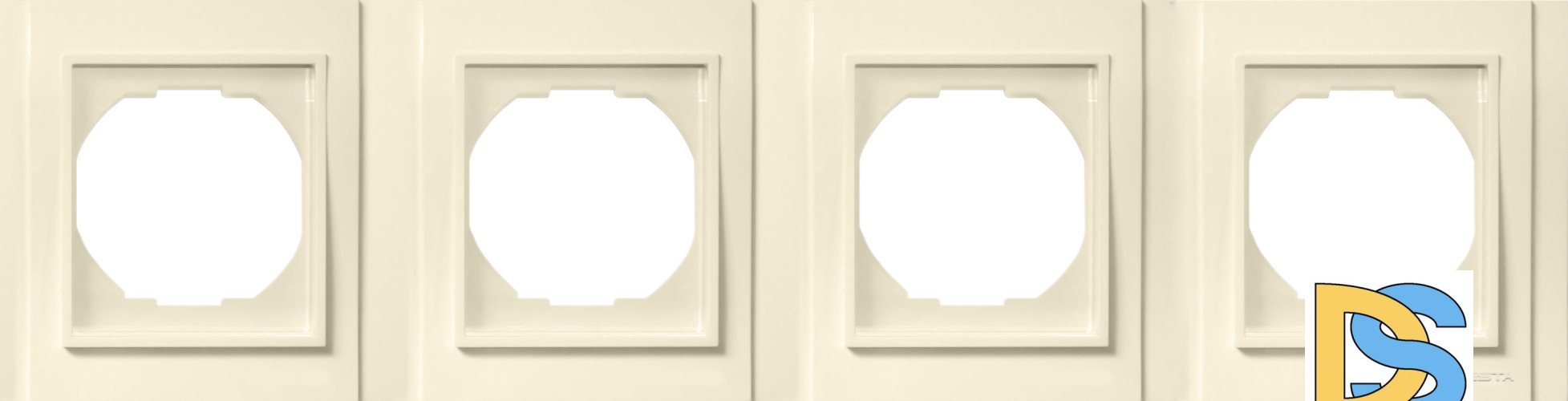 Рамка 4-я Vesta-Electric Verona Cream