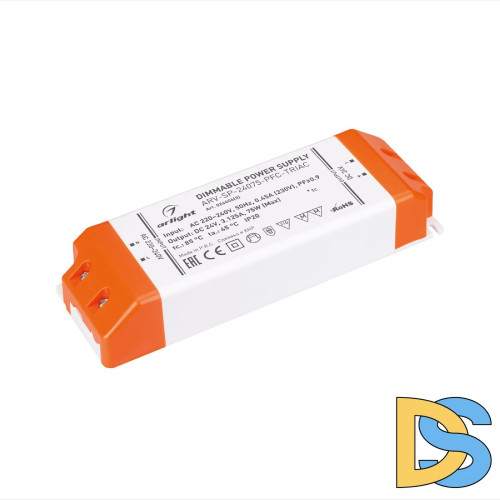 Блок питания Arlight ARV-SP-24075-PFC-TRIAC (24V, 3.1A, 75W) 026406(2)