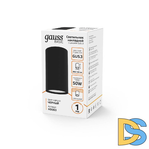 Накладной светильник Gauss Basic HD063