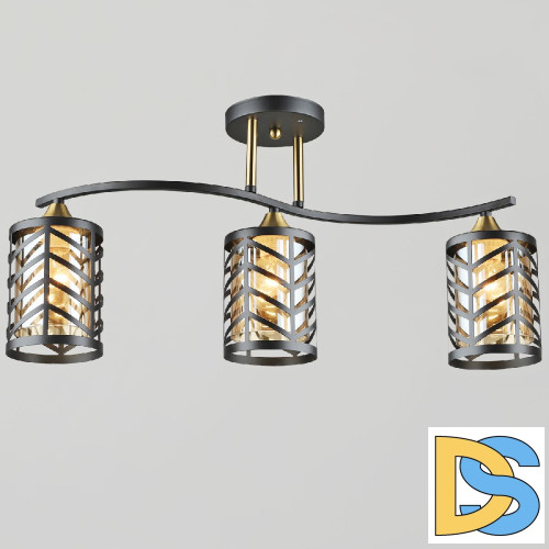 Потолочная люстра Reluce 05943-0.3-03 BK+COP