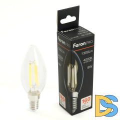 Светодиодная лампа Feron LB-1208 E14 8W 4000K 51248